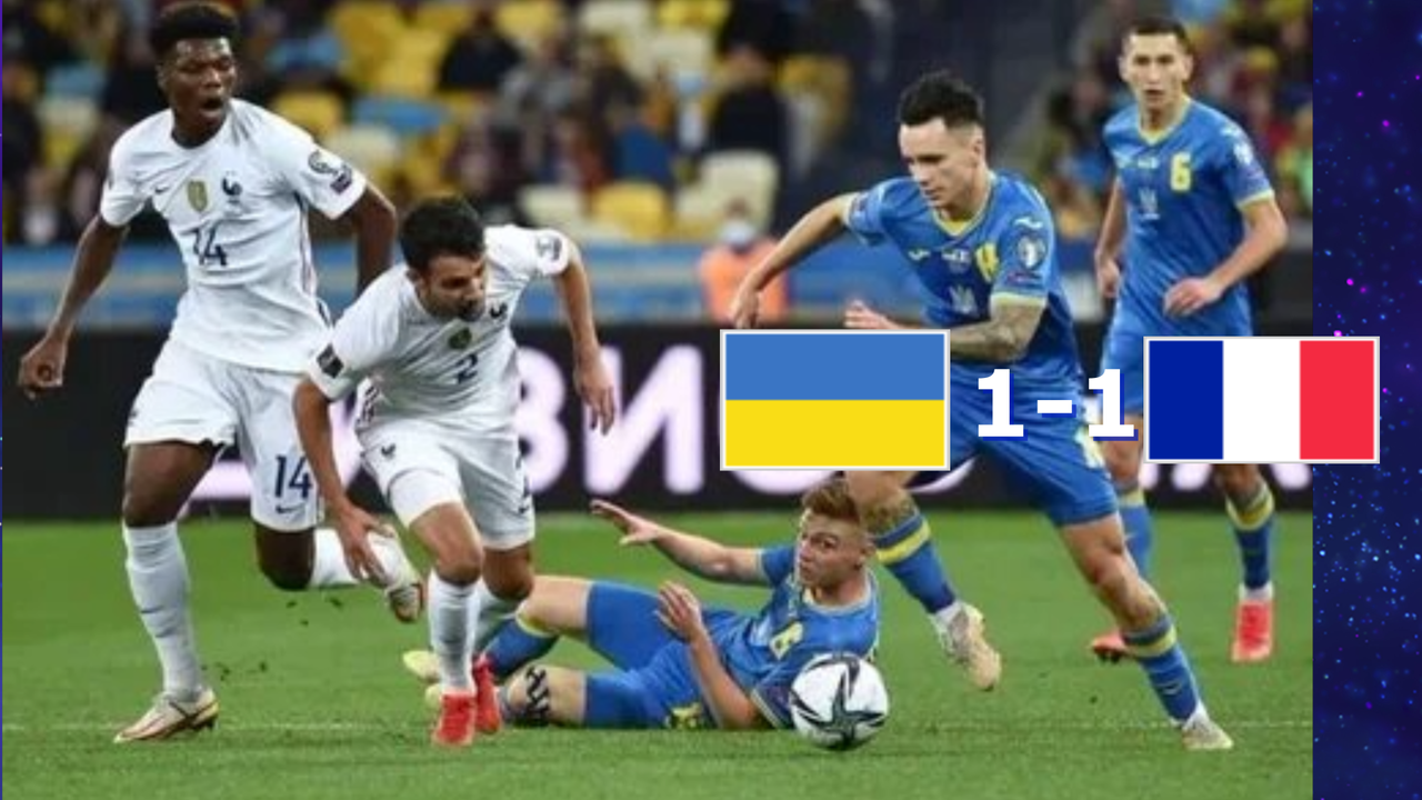 Украина-Франция 1-1. Обзор матча. 04.09.2021.  Отборочный турнир ЧМ 2022.