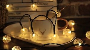 Гирлянда на солнечных батареях.