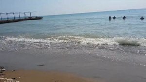 Песок на пляже  с.Дивноморское г. Геленджик