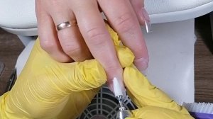 Наращивание на гелевые типсы.