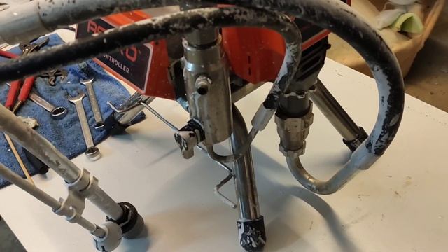 Как самому обслужить аппарат безвоздушной покраски Aspro 2700? Aspro не качает краску что делать?