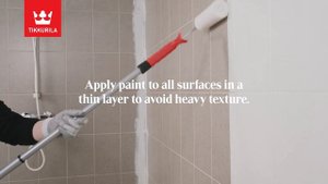 How to paint ceramic tiles - Tikkurila Luja Ceramic Tiles paint