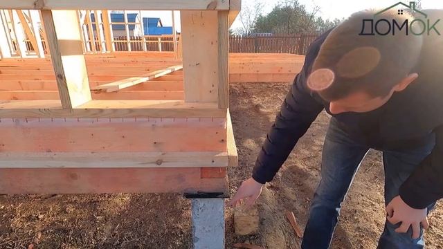 Силовой каркас 2х этажного дома Волхов 8х8 5 смотреть онлайн