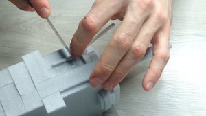 КАК СДЕЛАТЬ ТАНК МЕНДЕЛЕЕВ,МЕНДЕЛЕЕВ ИЗ ПЕНОПЛАСТА GERAND