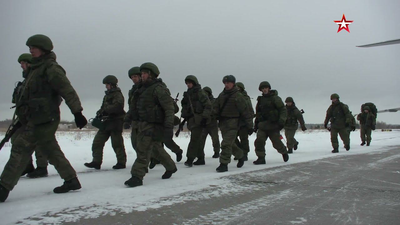 Отбытие сил ВДВ из Ульяновска в Казахстан