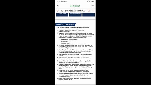 *SHOPEE* HOW TO REDEEM IN GAME | Call of Duty Mobile