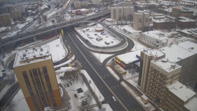 Москва - Нижегородская улица - веб камера 24.02.2021, 04:55 смотреть онлайн