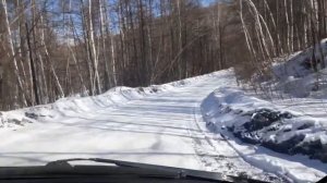 Дорога на Сулук в апреле