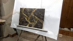 Покраска декоративной штукатурки ,