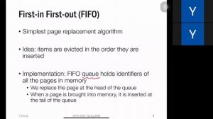 CS 571: Lecture 8c-1: Memory Management (Page Replacement Policies: FIFO, Random)