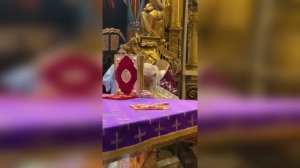 Схиархимандрит Илий совершил Божественную литургию в Свято-Успенском Кафедральном соборе.