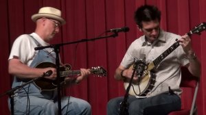 Adam Hurt with Mike Compton - Old Dangerfield - Midwest Banjo Camp 2014