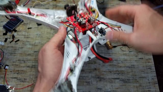 Интеграция OSD, FPV и радиомаяка в Syma X8C