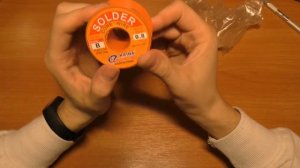 Припой с канифолью с AliExpress Unboxing