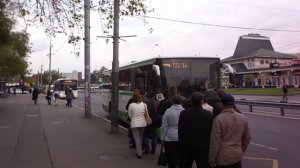 Часы-пик на транспорте: автобус №400т на Тушинской