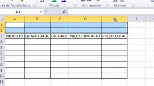 COMO CRIAR PLANILHAS NO EXCEL