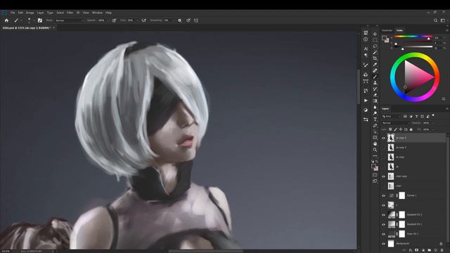 Painting process 2b [Nier Automata ] Digital painting смотреть онлайн