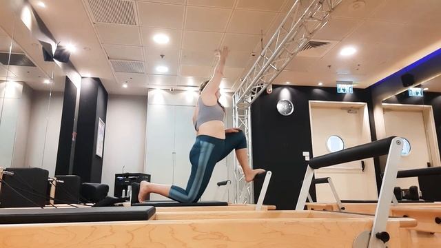 Front Split. Pilates Reformer. Classical Repertoire // Пилатес на Реформере. // פילאטיס מכשירים