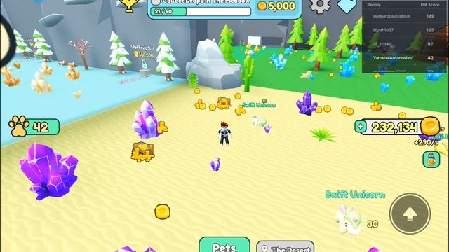 Roblox collect all pets