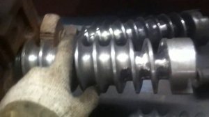 Доработка шнека для маслопресса вручную.