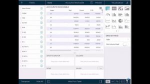 Create a visualization with excel data on Dropbox with ReportPlus Mobile for iOS