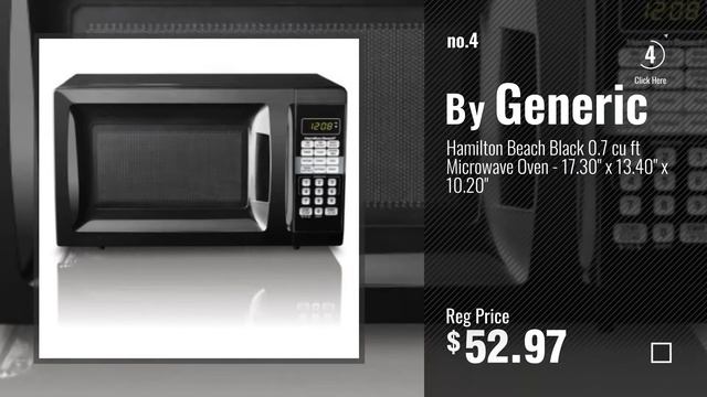 Top 10 Generic Microwave Ovens [2018]: Hamilton Beach 1.1 cu ft, 10 power levels, LED display, смотреть онлайн