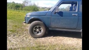 Нива на 31 колёсах без лифта
