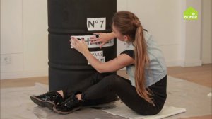 Арт-объект из садовой бочки / Тумба из железной бочки своими руками