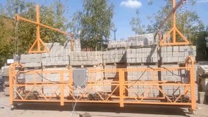 Статические и динамические испытания Фасадного подъемника собственного производства ZLP 630