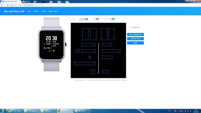 Как сделать циферблат для Amazfit Bip