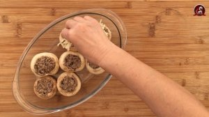 Фаршированные шампиньоны мясным фаршем в духовке | Нереально вкусно!
