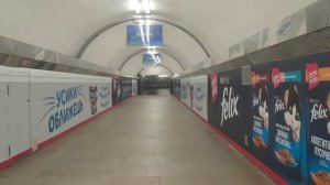Минский метрополитен, переход Октябрьская - Купаловская (23.08.2021)