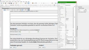 Ein ausfüllbares Formular erstellen in Writer - LibreOffice 6 (German with English subtitles)