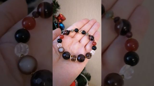 Браслет для Козерога #украшенияизнатуральныхкамней #украшенияручнойработы#украшенияназаказ#козерог