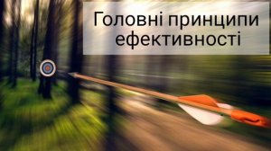 Головні принципи ефективності або теорія 30 хвилин