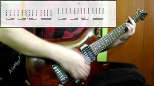 Muse - Hysteria (Guitar Cover) (Play Along Tabs In Video)