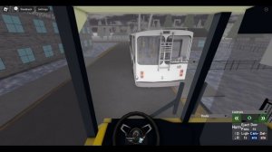 Поездка на раскрашенном автобусе Ikarus 283 по придуманному маршруту 3 в Сосновский 1.0 Roblox