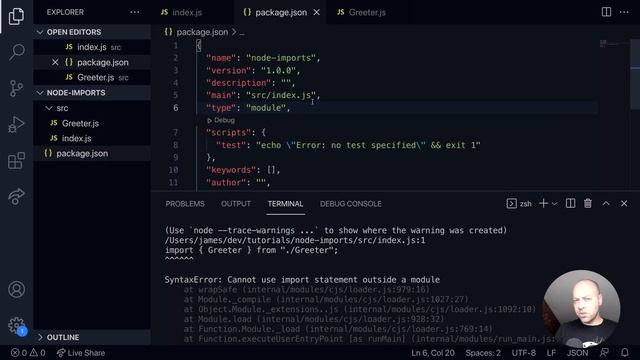 DevTips Daily: Node.js Import / Export