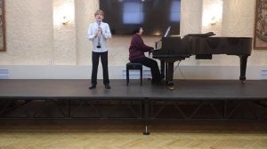 Трубицын Кирилл кларнет В Моцарт Деревенский танец