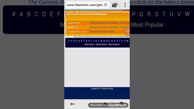 Как скачивать игры на эмулятор SEGA gens смотреть онлайн