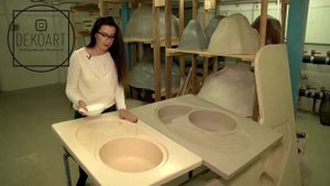 Тект на прочность Жидкий камнь , Литьевой Гранит , Литьевой мрамор