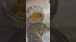 Проращивание  пажитника