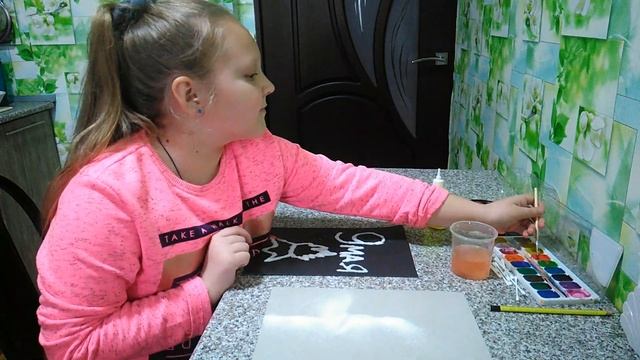 Мастер класс. Рисование солью. смотреть онлайн