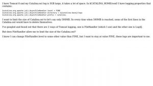 Unix & Linux: Tomcat 8 limit size of Catalina.out