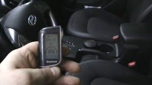 Hyundai  ix35 2010г в установка  Starline A93+CanLine+GSM