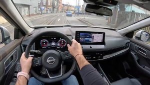 NEW Nissan X Trail 1 5 VC T e Power 213HP  0 100  POV Test Drive