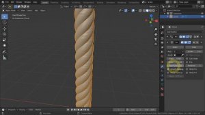 How to create spiral columns quickly in Blender 2.8x