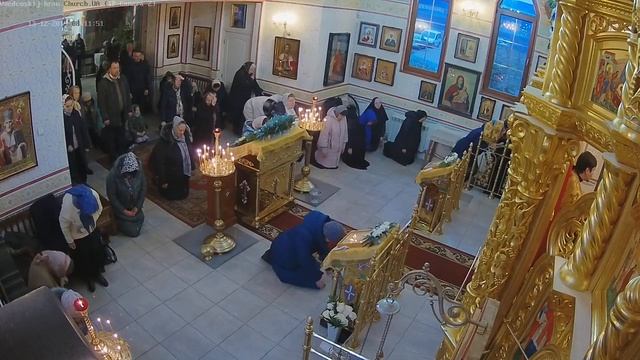 Память апостола Андрея Первозванного: Литургия (видеокамера №2)