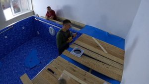 Монтаж Панельного бассейна Часть 2. Сколько стоит панельный бассейн под ключ