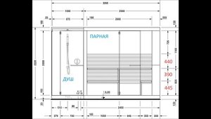 Парная расчет объема / Размеры парной / Баня парная / Sauna volume calculation